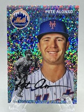 2023 Topps Chrome Platinum Ann. Mini Diamond Refractor Pete Alonso #/150 - METS