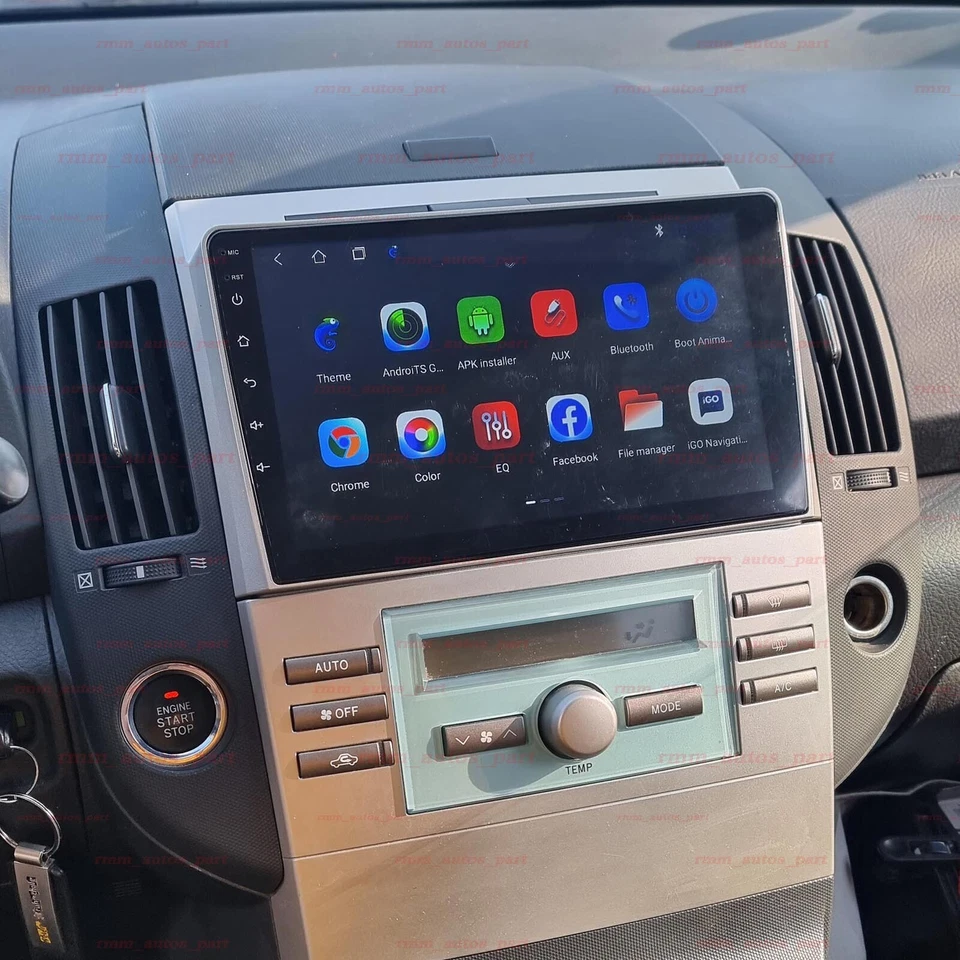 Para Toyota Corolla Verso 2003-2009 Autoradio Android 13 GPS NAVI WIFI BT RDS - Imagen 2 de 4