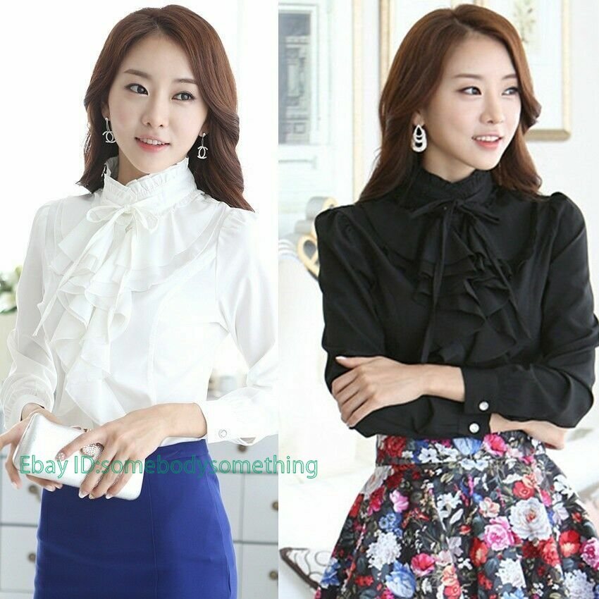 トップス Cla StellaR ROUND FRILL BLOUSE round frill blouse – ClaSTEllaR