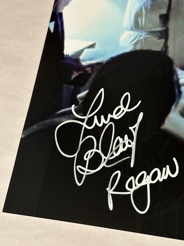 Linda Blair Signed The Exorcist Regan Inscribed Autographed 11x14 Photo with COA - Picture 3 of 4