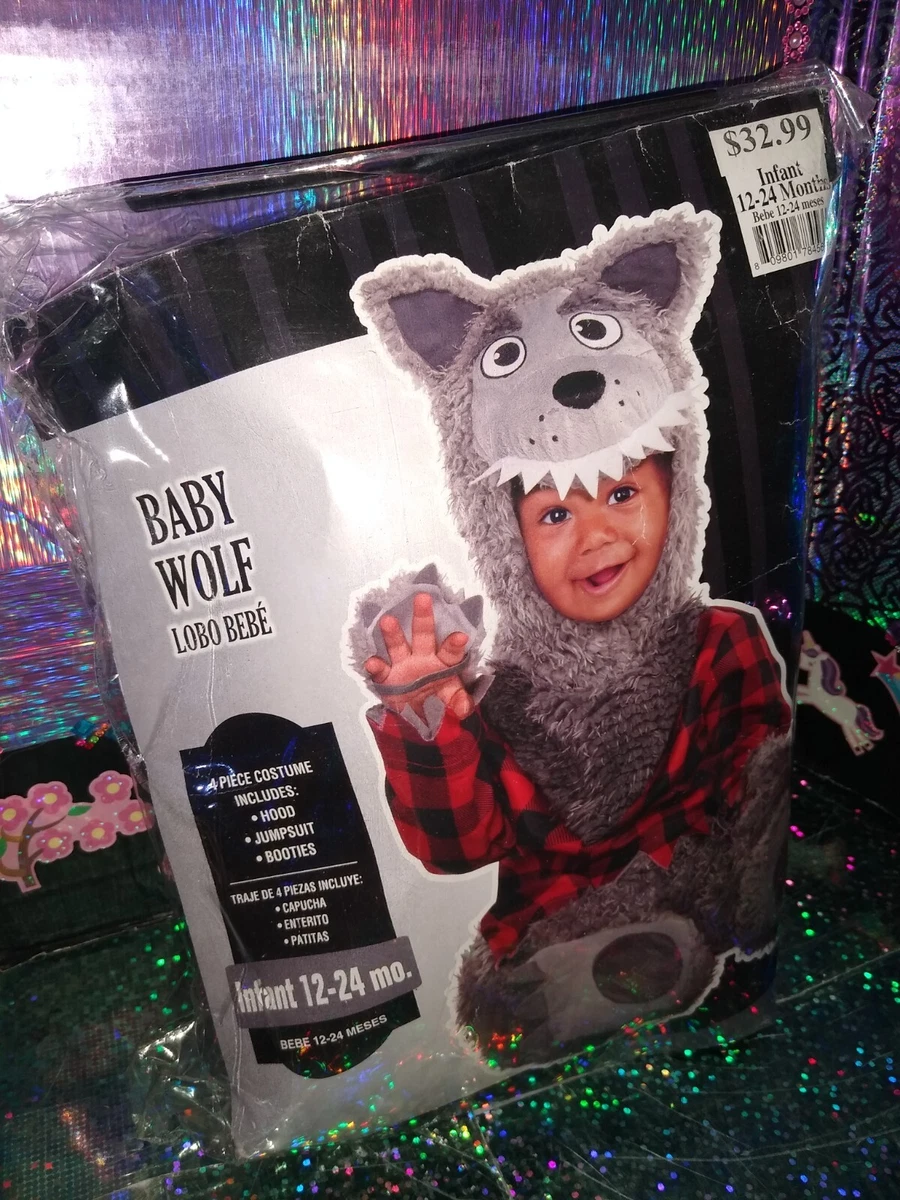 Baby Wolf Halloween Fairytale Costume Boy Girl Toddler Size 1 2 yrs. Old