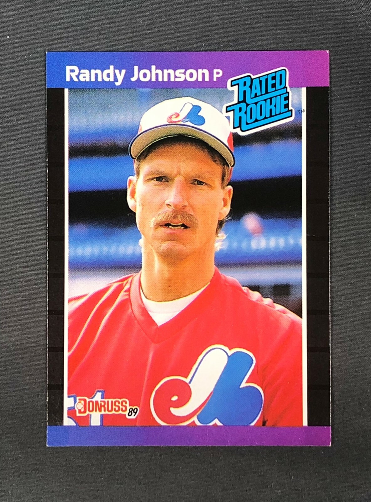 1989 Donruss #42 Randy Johnson Montreal Expos RC Rookie Baseball Card HOF ⚾️⚾️