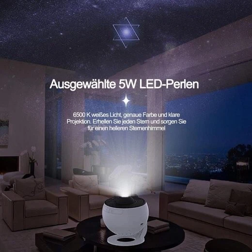Dvolador 12 in 1 Stern Nachtlicht Beamer/ 4K HD Sternenhimmel/ Galaxie Projektor - Bild 3 von 4