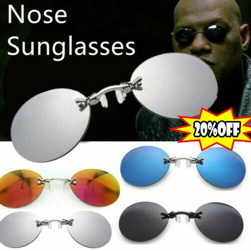 Frameless circle glasses sale
