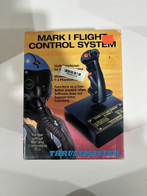 Thrustmaster Mark I Flight Control System for Flight Simulation PC