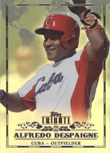 ALFREDO DESPAIGNE SIGNED AUTO'D 8X10 PHOTO CUBA WBC WORLD BASEBALL