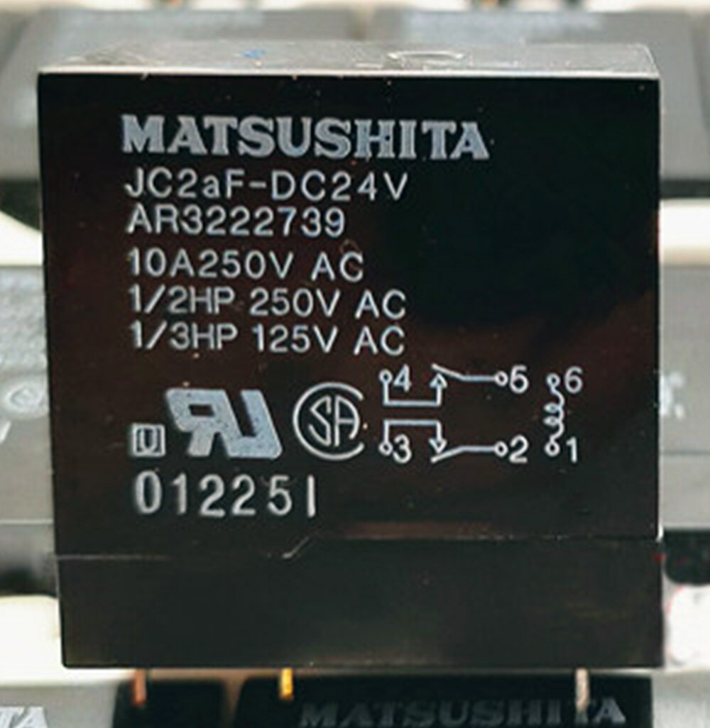 1PC Matsushita Relay JC2aF-DC24V AR3222739 Power Relay 10A 1PC Matsushita Relay JC2aF-DC24V AR3222739 Power Relay 10A