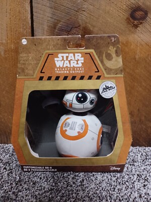 New Star Wars Galaxy's Edge Trading Outpost Customizable Plush Droid BB-8 Robot
