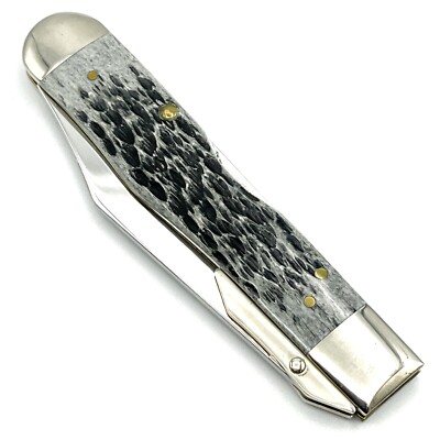 人気提案 XX Case 2002 Cheetah eBay | Blade Inscribed Bone Grey ハンティングナイフ、狩猟刀