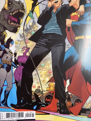 Batman Superman World's Finest (2022 DC) #10C Paul cantando la variante navideña - Imagen 5 de 6