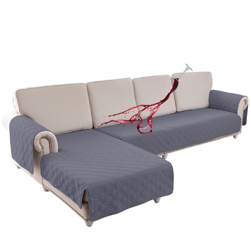 Couch Slipcover Waterproof L Shape Sofa Cover Sectional Couch Chaise Lounge - 第 3/66 張圖片