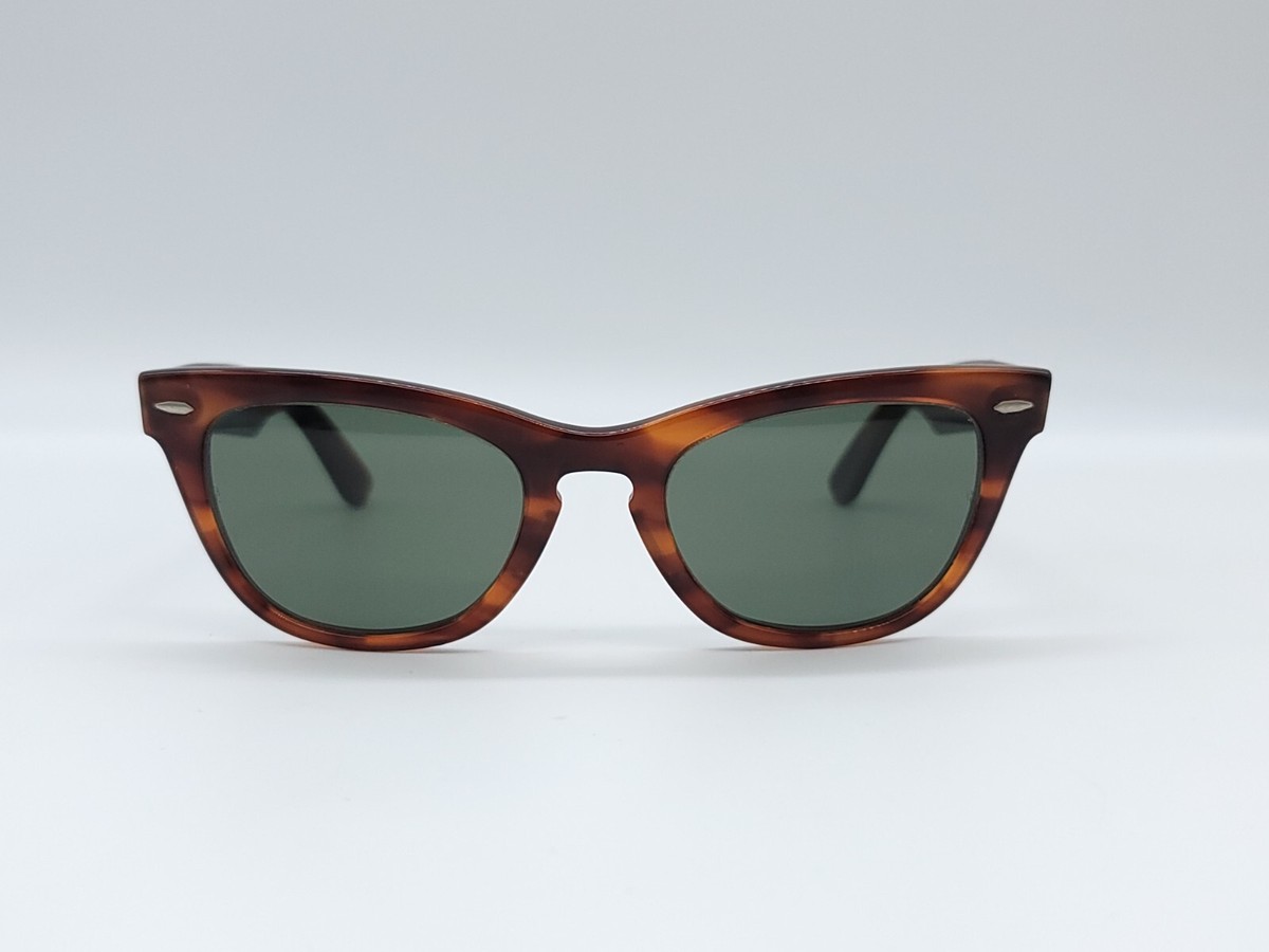 B&L RAY BAN LARAMIE WAYFARER G15 UV TORTOISE SUNGLASSES | eBay display picture 2