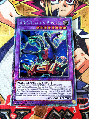 Yu-Gi-Oh! ABC Dragon Buster Set 3 Cards: Assault, Buster, Crush Super Rare, Near Mint Yu-Gi-Oh! ABC Dragon Buster Set 3 Cards: Assault, Buster, Crush Super Rare, Near Mint