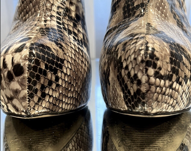 STEVE MADDEN KARA PYTHON PLATFORM ANKLE BOOTS SZ 8 - image 6