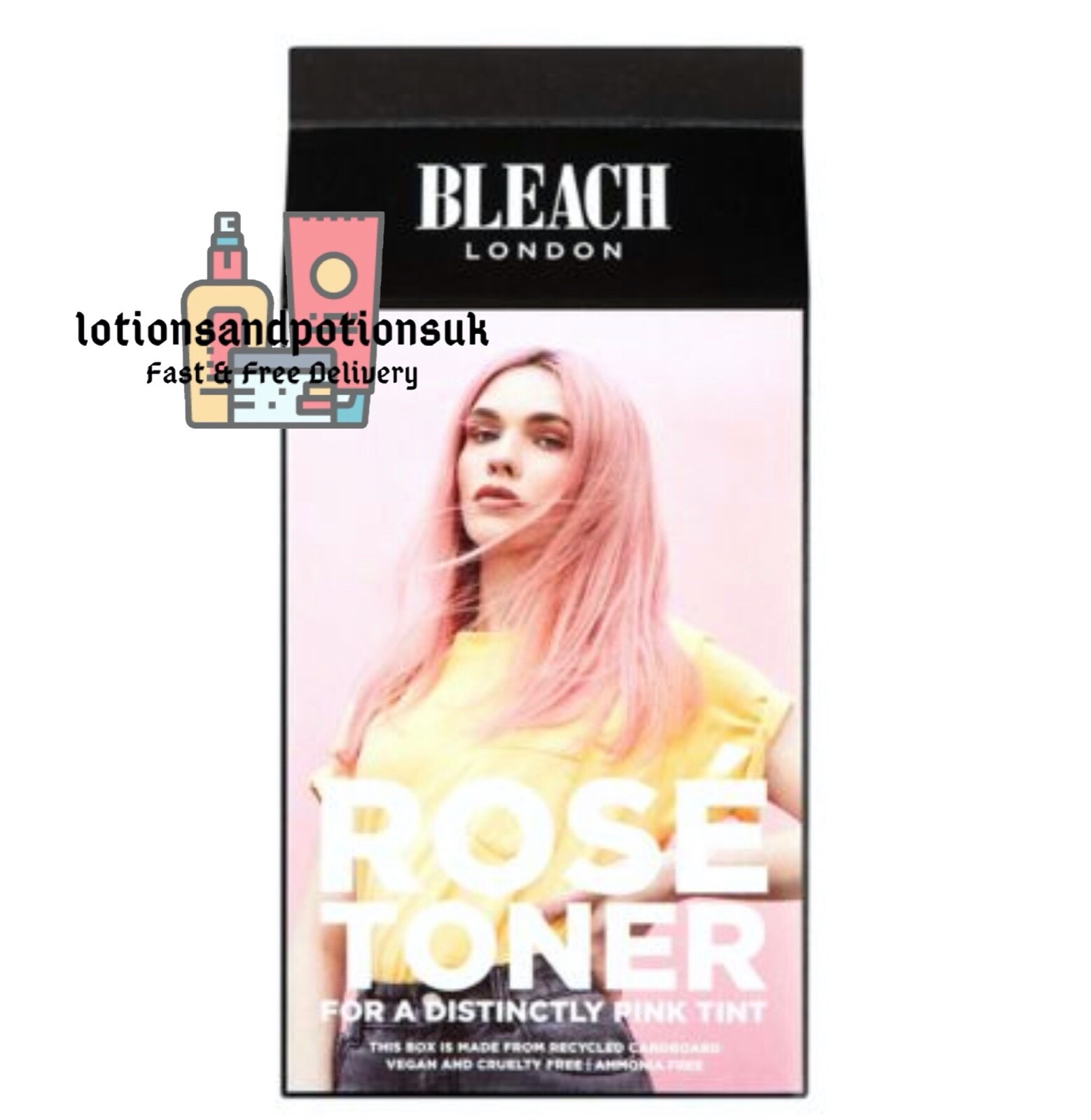 Bleach London ROSE TONER Semi Permanent Toner Kit