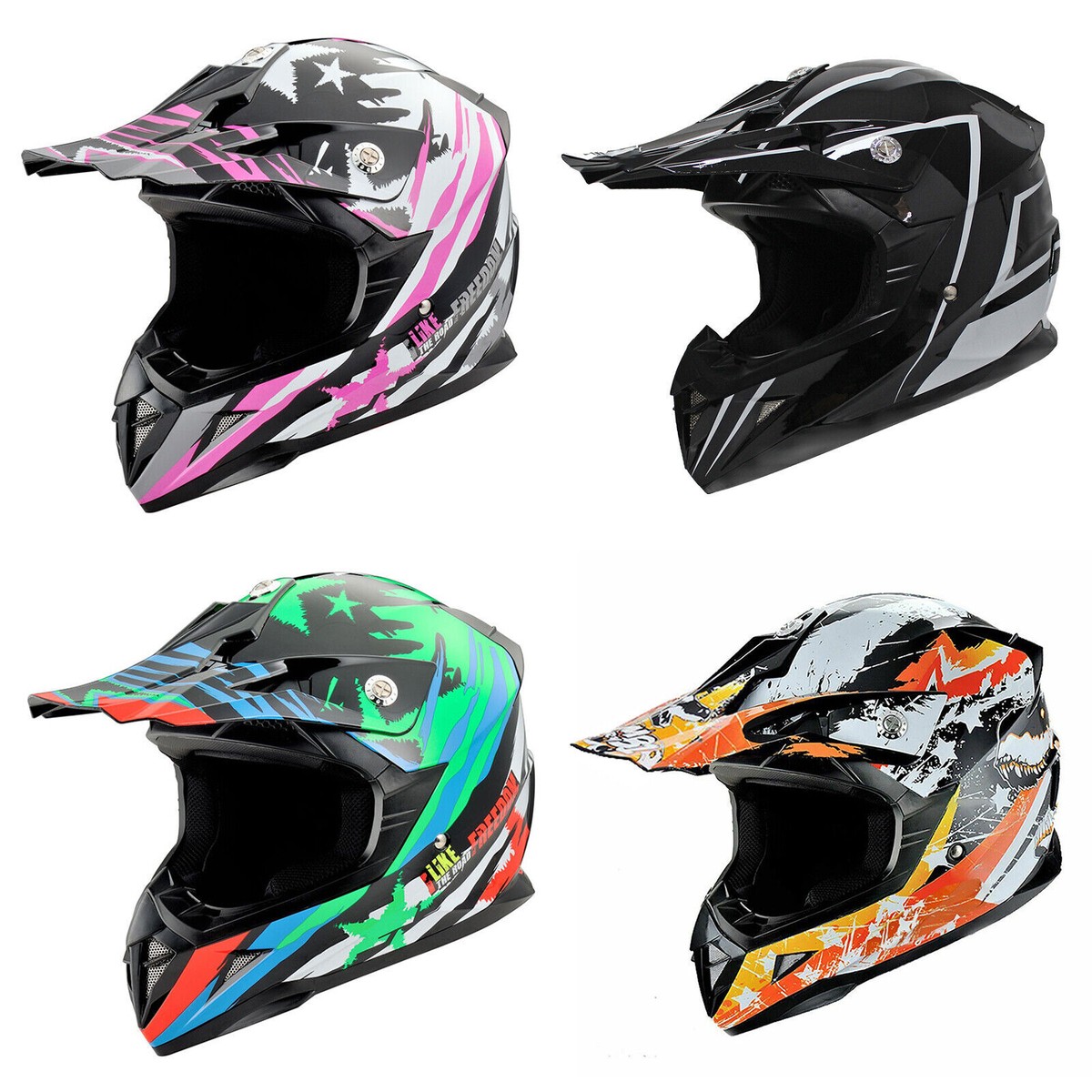 Girls Kids Mx Helmets NEW Kids/Youth/Boy/Girl/Children MX BMX