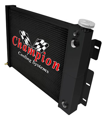 #ad AR 3 Row DP Black Finish Radiator1.51.5 for 1967 1969 Chevy Camaro Small LS $393.99