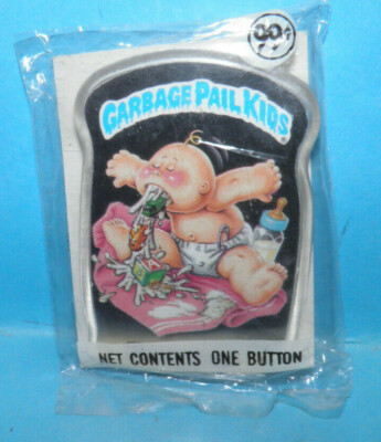 1986 Topps Garbage Pail Kids GROSS Button Badge Pin Pinback | eBay