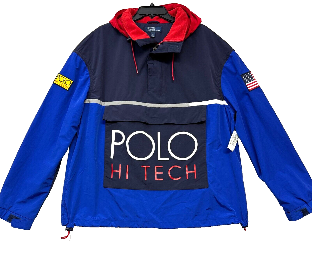 POLO RALPH LAUREN HI-TECH Jacket Men Sz L Color Blocked POLO RALPH LAUREN HI-TECH Jacket Men Sz L Color Blocked
