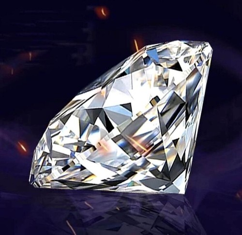 ZERTIFIZIERTER 2,07 ct natürlicher Diamant D-Klasse RUND LOSE VVS1/8,5 mm - Bild 3 von 10
