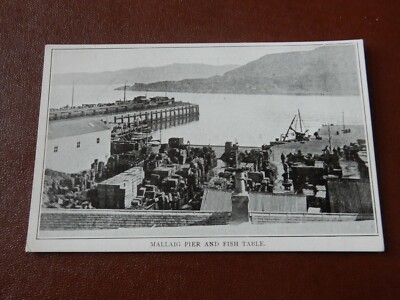 MALLAIG PIER FISCH TISCH POSTKARTE P12 d6