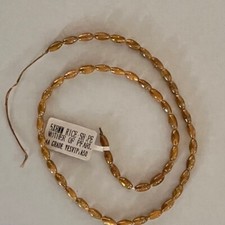 Mother of Pearl AA grade smooth rice beads 5mm x 8mm, 16 inch long strand