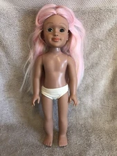 I’m A Girly Cotton Candy Color Hair 14” Doll