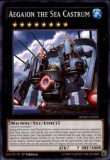 2016 Yu-Gi-Oh Breakers of Shadow #BOSHEN055 Aegaion the Sea Castrum C