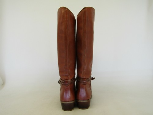 ZODIAC Womens Size 8.5 M Brown Leather Knee High Fashion Cowboy Boots - Picture 7 of 11
