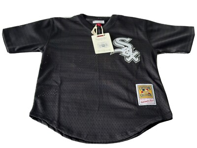 Mitchell & Ness 1993 Chicago White Sox Frank Thomas Practice Jersey Youth M / 8