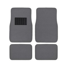 New 4pcs Set Universal Fit Car Truck Front Rear Vinyl Heel Pad Carpet Floor Mats