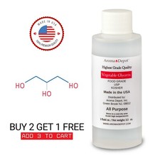 2 oz Vegetable Glycerin Non GMO 99.9 USP Kosher Pure VG Food Grade USP