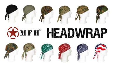 Headwrap - Bandana Hat - Kopftuch - Piratentuch - Biker - MFH