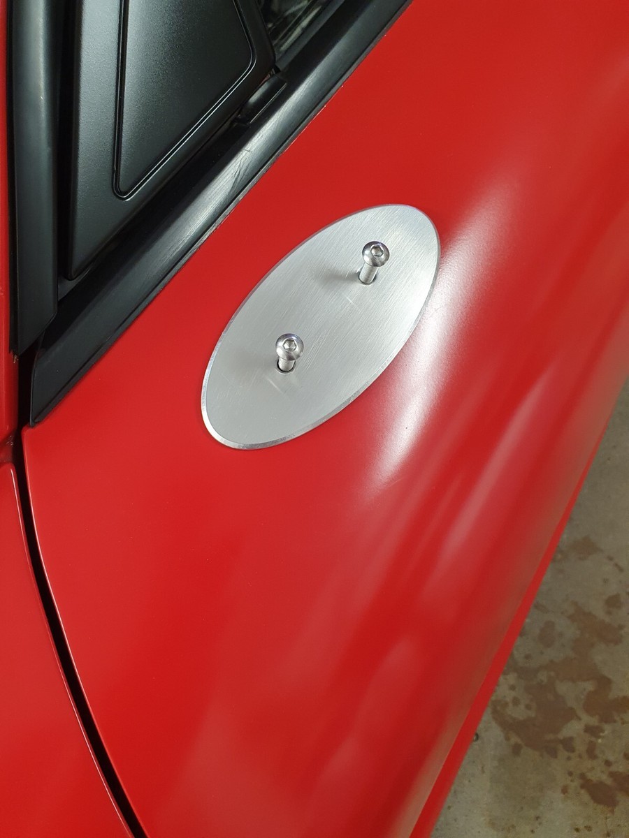 アクセサリー masa Efini Mazda RX-7 FD3S Side Mirrors Aluminum Base Plates