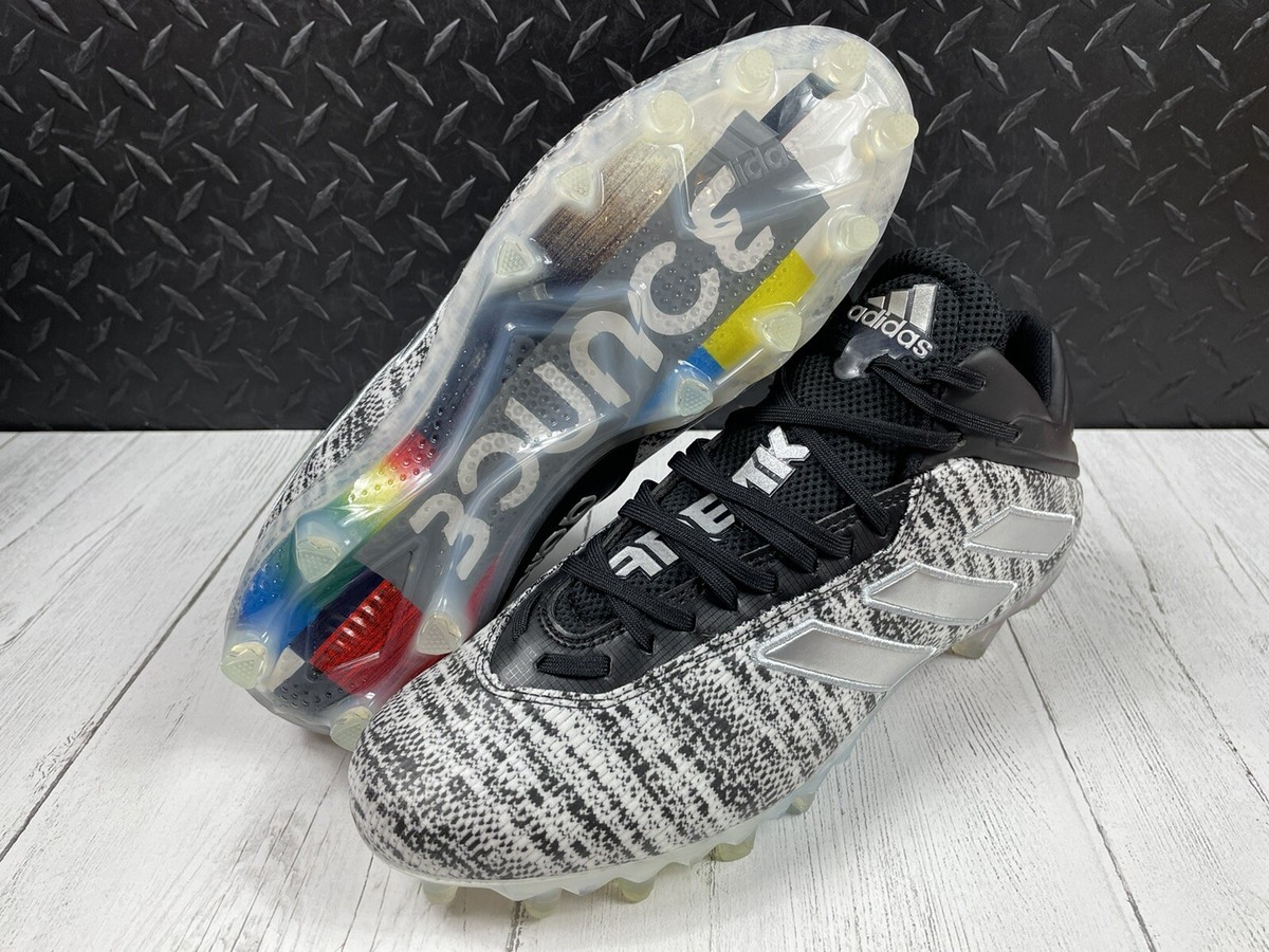 Size 13-New Adidas Freak Carbon 20 Football Cleats Black Silver White EF8699