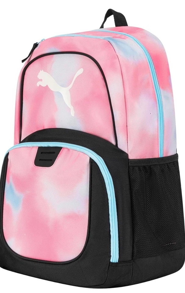 Mochila PUMA Contender, Malvavisco Rosa/Azul Nueva ¡Gran Idea de Regalo!! Foto 2 de 3