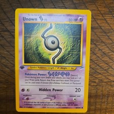  Pokemon Neo Destiny 1st Edition Unown S 87/105 Non-Holo NM on eBay