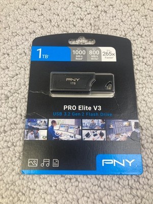 PNY 1TB Pro Elite V3 USB 3.2 Gen 2 Flash Drive - P-FD1TBPROV3-GE