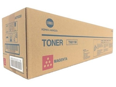 Genuine Konica Minolta TN611M (A070330) Magenta Toner Cartridge - Open Box