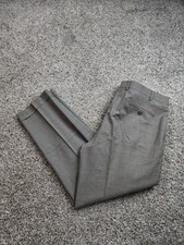 Lauren Ralph Lauren Dress Pants Mens 38X30 Beige Straight Leg Pleated Wool