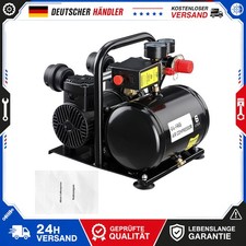 6L Fl&uuml;sterkompressor Druckluftkompressor 8Bar 0,75kW 65L/min 59dB Leise &ouml;lfrei