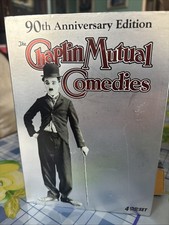 The Charlie Chaplin Mutual Comedies 90th Anniversary 4 DVD set + Books Played 1x