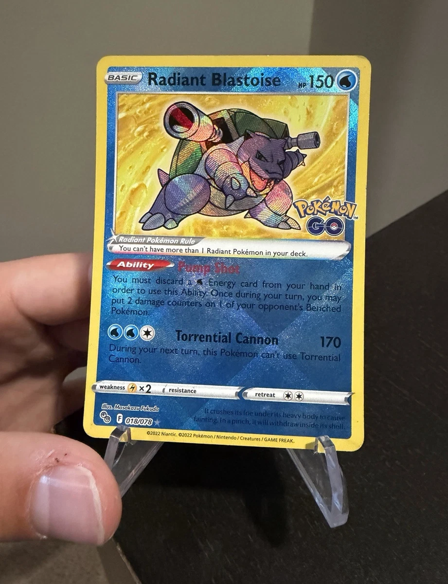 Radiant Blastoise Pokémon TCG Cards for sale | eBay