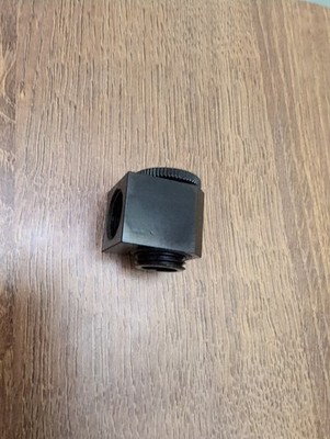 Koolance Adjustable Low Profile Elbow Fitting, Black PC Water Cooling Fitting