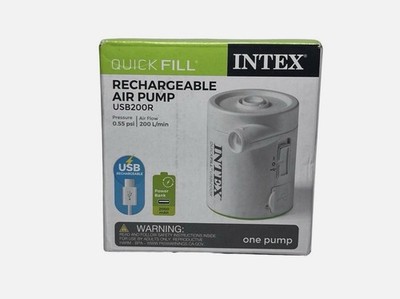 Intex Quick Fill Cylinder Mini Rechargeable Air Pump