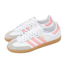 adidas Originals Samba OG J White Coral Pink Gum Kids Youth Casual Shoes JP5480