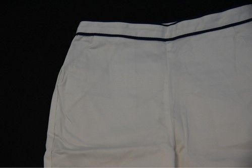 Classic Prep Pants Girls 10 White Mindy Scallop Sateen Uniform Chic Summer Dress - Picture 6 of 17