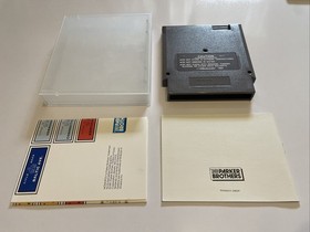 Monopoly (Nintendo NES, 1991) Manual, Poster & Hard Case