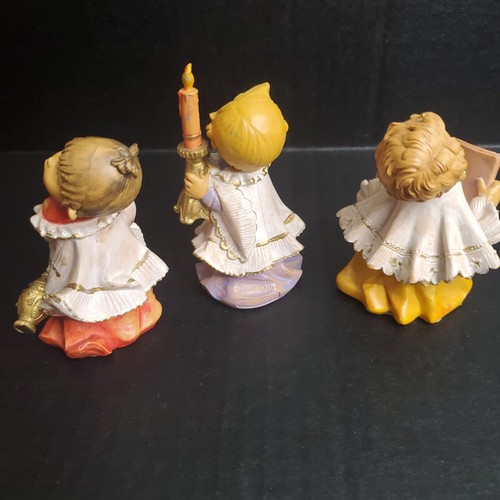 Vintage Fontanini Simonotti Weihnachtschor Kinder 3er Set Figuren 1987 - Bild 2 von 14