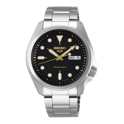 Seiko 5 Sports SRPE57K1 Automatic Stainless Steel Black Dial Lumibrite on hands